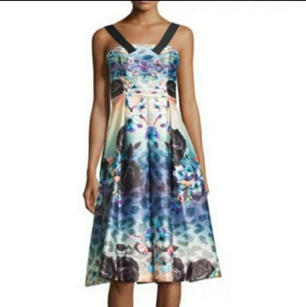 Mackenzie Mode Watercolor Dress Size 4